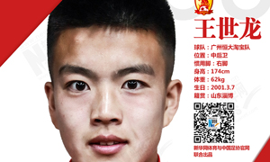 超新星系列｜中国足协“2024奥运希望之星”(3)：踢球像卡纳瓦罗的王世龙