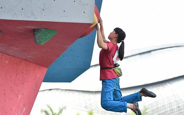 全民全运(25)|我要上全运⑬：全运会攀岩冠军年仅13岁，她的目标直指东京奥运会