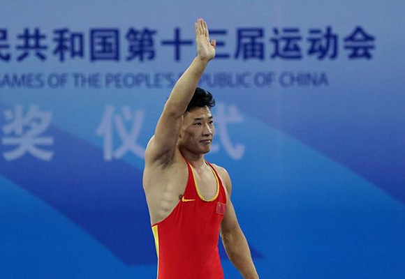 高清组图：全运会国际式摔跤男子自由式74公斤级，张崇瑶夺金