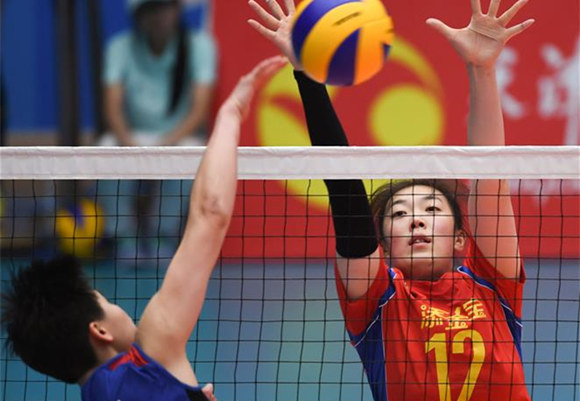 高清组图：全运会排球女子21岁以下组，天津队夺冠