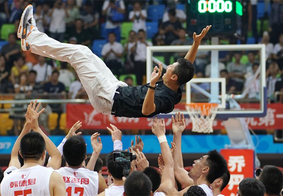 高清組圖：全運會籃球男子成年組決賽，遼寧隊奪冠