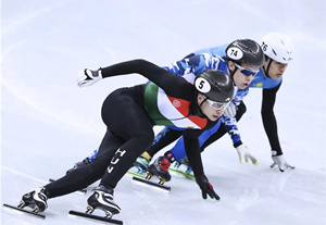 短道速滑——男子500米预赛：匈牙利选手刘少昂晋级四分之一决赛