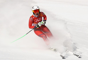 高山滑雪——女子滑降决赛赛况