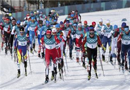 越野滑雪——男子50公里集体出发（传统技术）比赛赛况