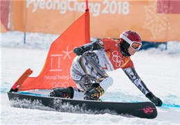 单板滑雪——女子平行大回转决赛：捷克选手夺冠