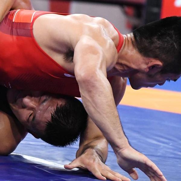 亞運會摔跤——中國選手彭飛無緣男子古典式87公斤級八強