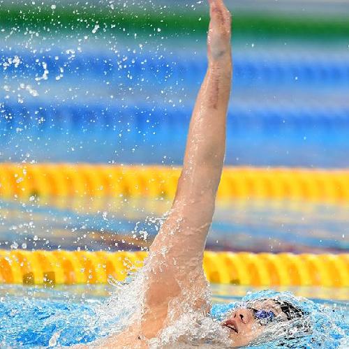 亚运会游泳——男子200米仰泳：李广源晋级决赛