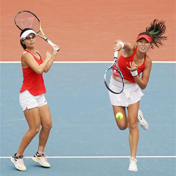 网球——中国选手夺得女子双打冠军