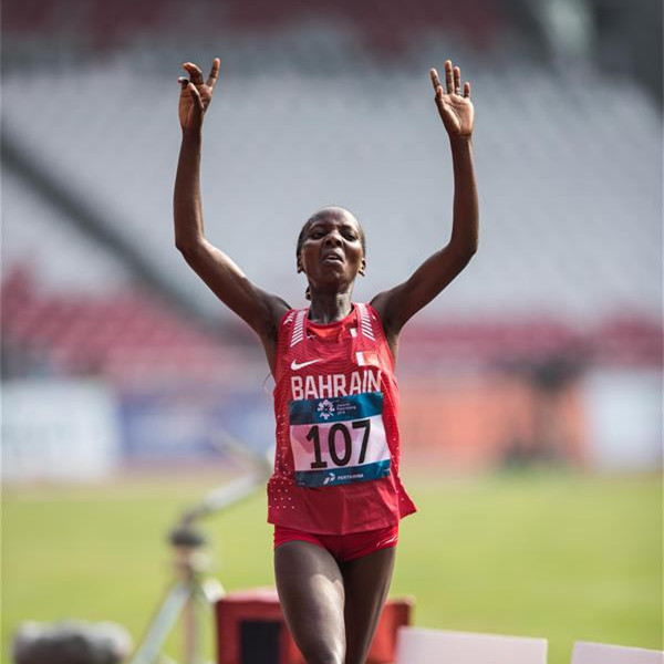 田径：巴林选手切利莫夺得女子马拉松冠军