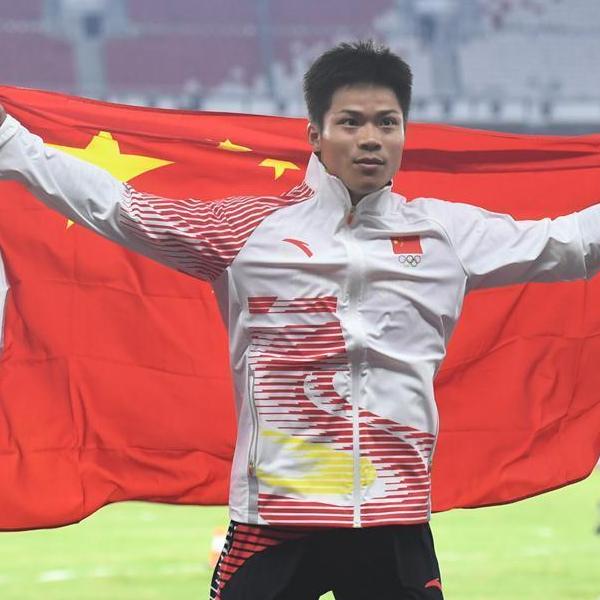 高清組圖：蘇炳添奪得男子百米冠軍