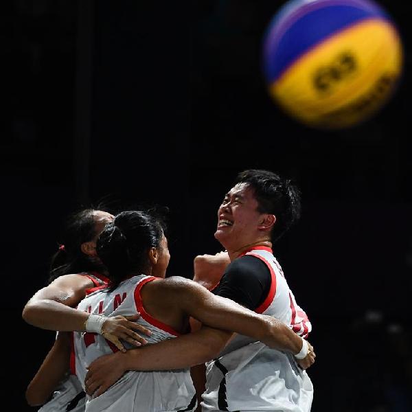 亚运会三人篮球：中国女队夺冠