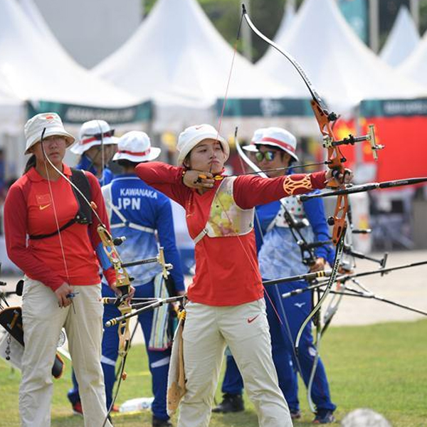 亚运会射箭——女子反曲弓团体赛况