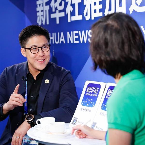 亞洲電子體育聯合會主席霍啟剛接受新華社記者專訪