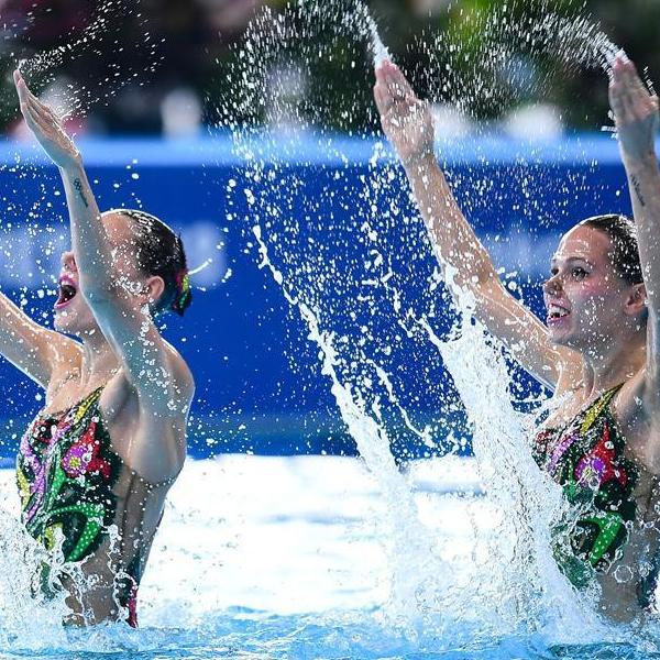 亚运会花样游泳：女子双人赛况