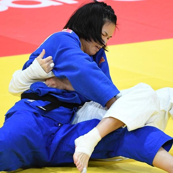 柔道女子78公斤以下级：中国选手马振昭获得铜牌