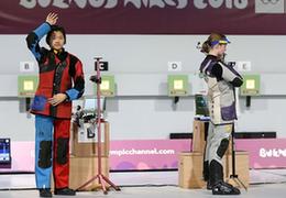 青奥会射击——女子10米气步枪个人决赛：中国选手王泽儒获得第五名