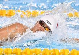 青奥会游泳——中国队获男子4X100米自由泳接力第四名
