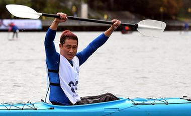 皮划艇——2018年中国·将乐国际皮划艇桨板马拉松公开赛开赛