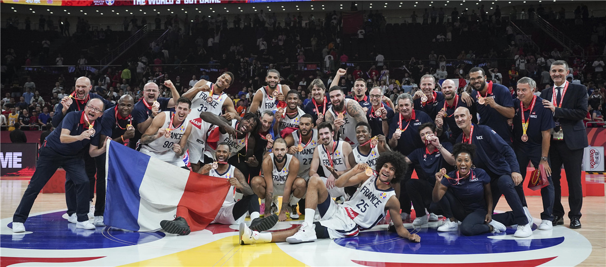 篮球世界杯季军争夺战：法国队获季军