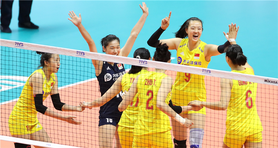 第七场：中国女排快意“复仇”美国队 剑指世界杯冠军