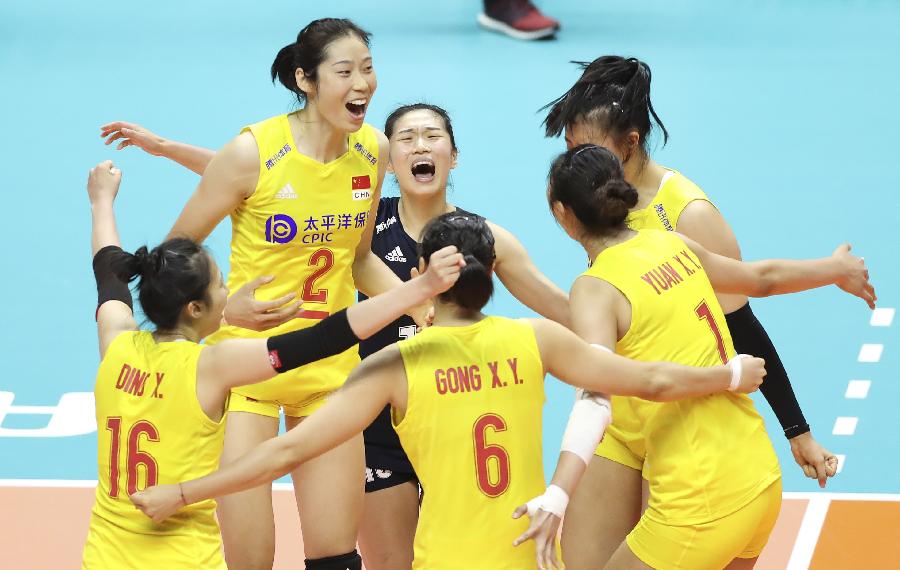 5、中国女排蝉联世界杯冠军