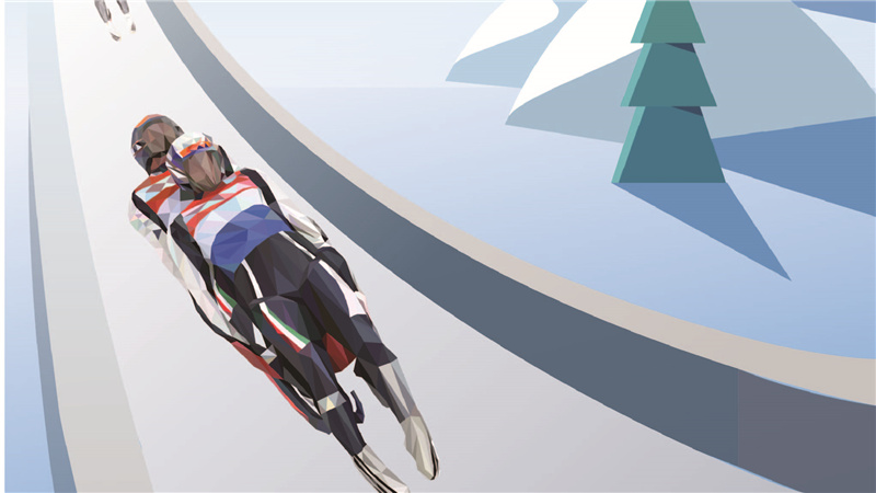 图解北京冬奥会项目⑬|“雪橇”——以仰面身姿控制滑行速度与回转的惊险运动