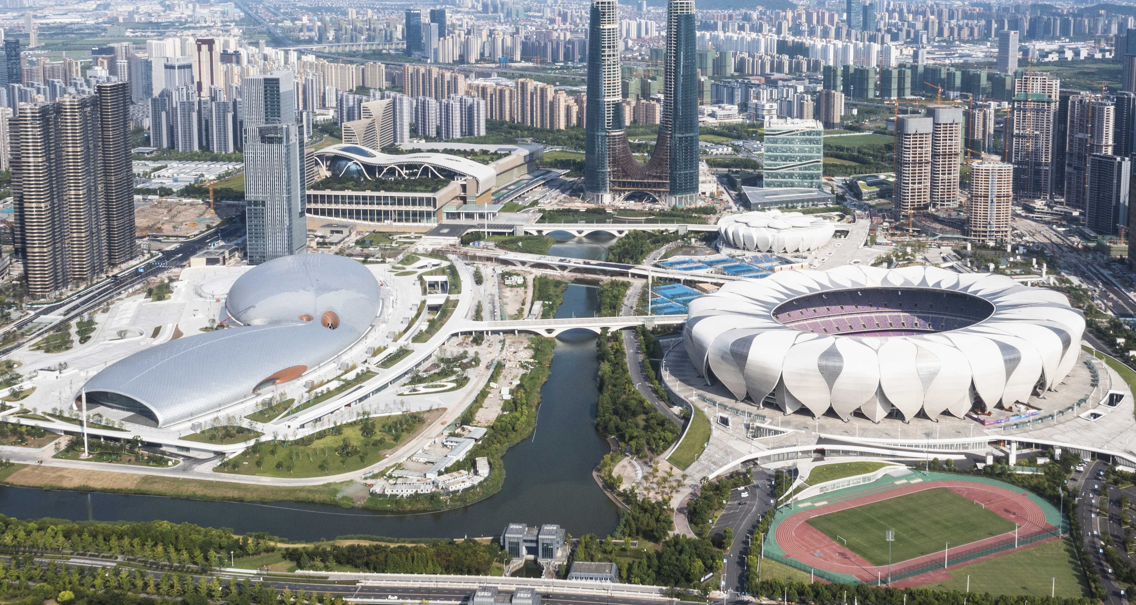 杭州亚运会全部竞赛场馆接通绿电供应