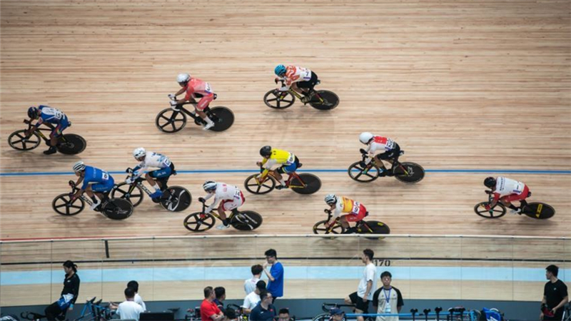 全国场地自行车锦标赛：中国香港队包揽成年男、女子全能赛冠军