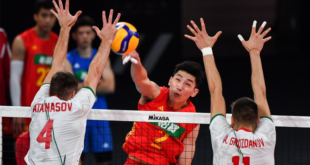 排球——巴黎奧運會男排資格賽：中國不敵保加利亞