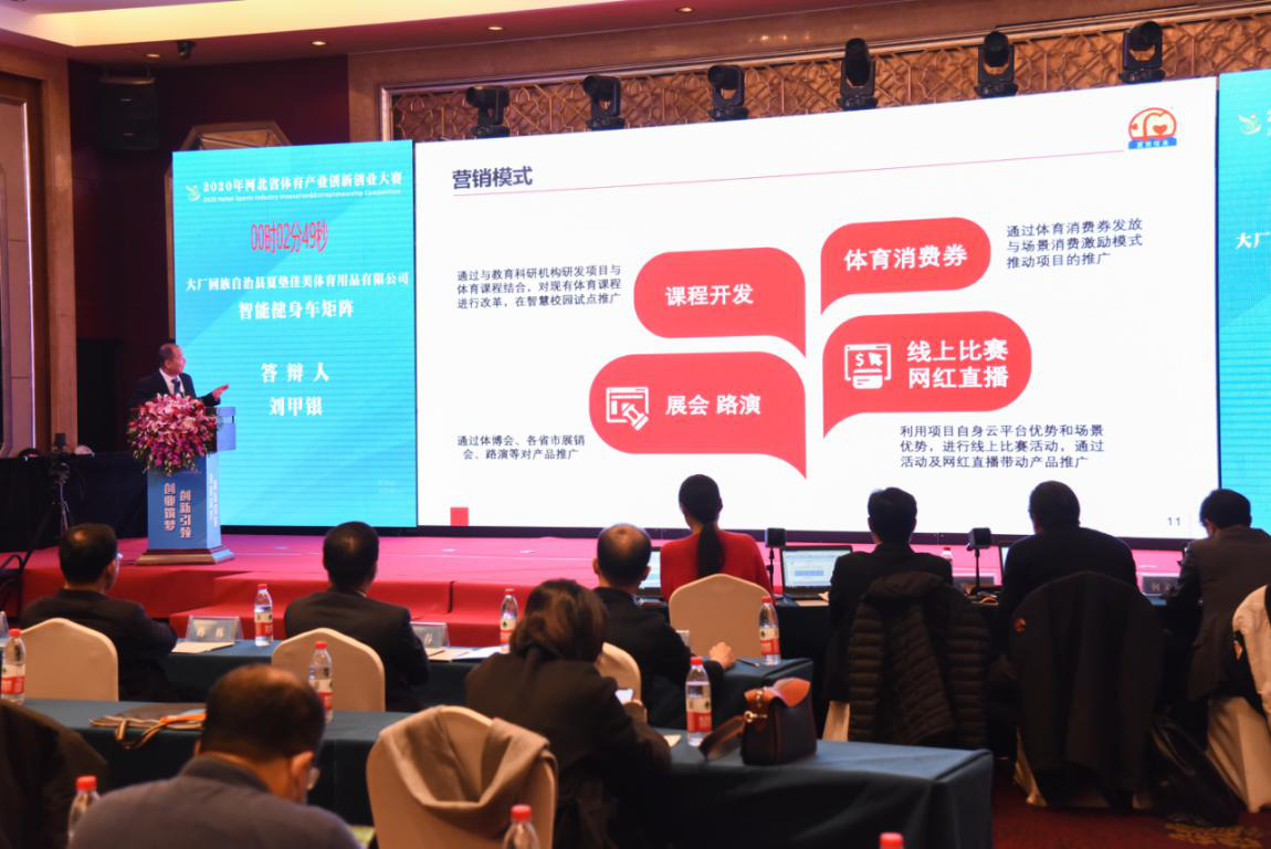 2020年河北省体育产业创新创业大赛决赛举行