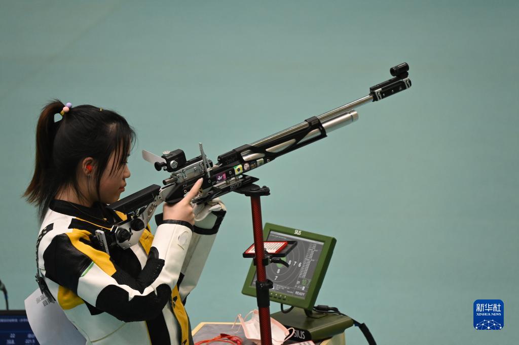 浙江小将王芝琳力压奥运冠军杨倩夺女子10米气步枪冠军