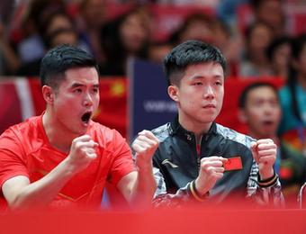 乒乓球男子团体：横扫韩国 中国男乒获得七连冠