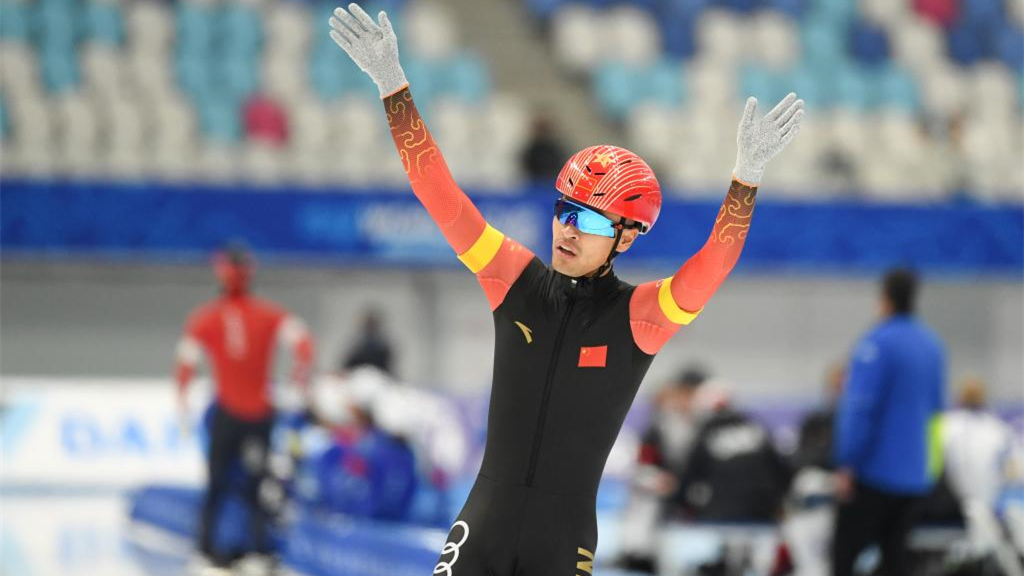 速滑世界杯北京站男子短距离团体追逐中国队夺银