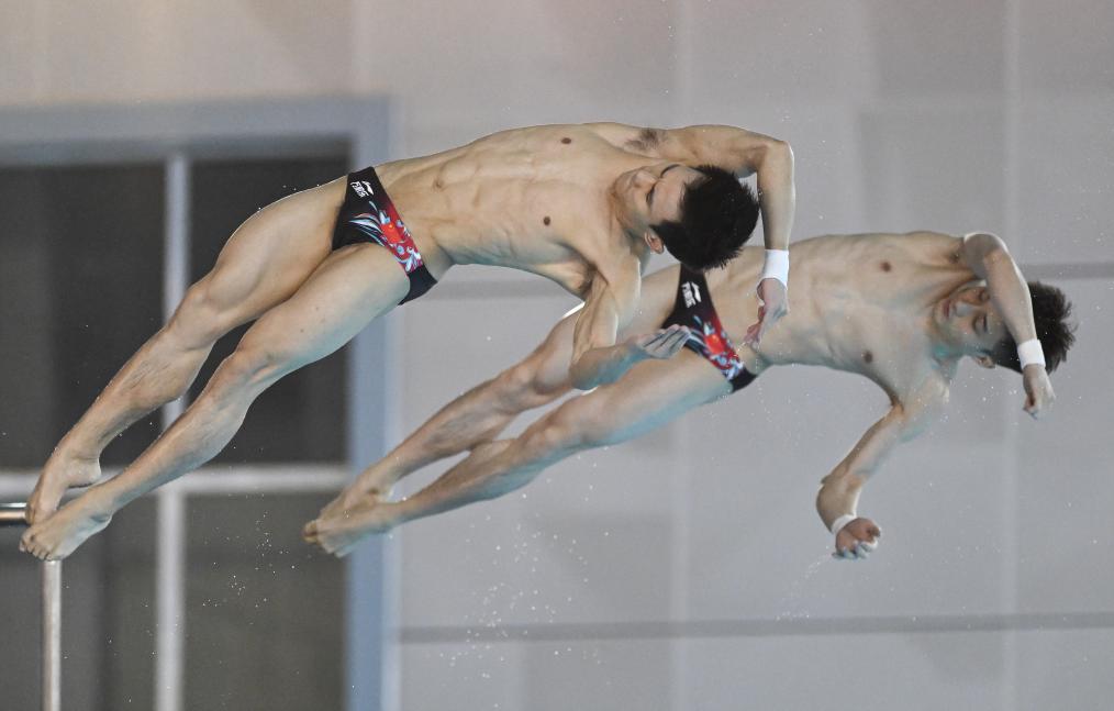 跳水——全国锦标赛：男子双人10米台决赛赛况