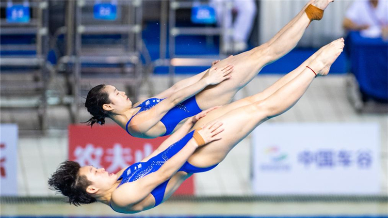 跳水——游泳世锦赛选拔赛：女子双人3米板赛况